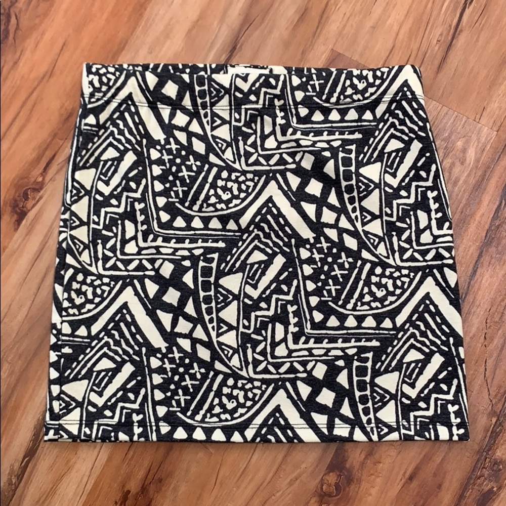 Printed miniskirt